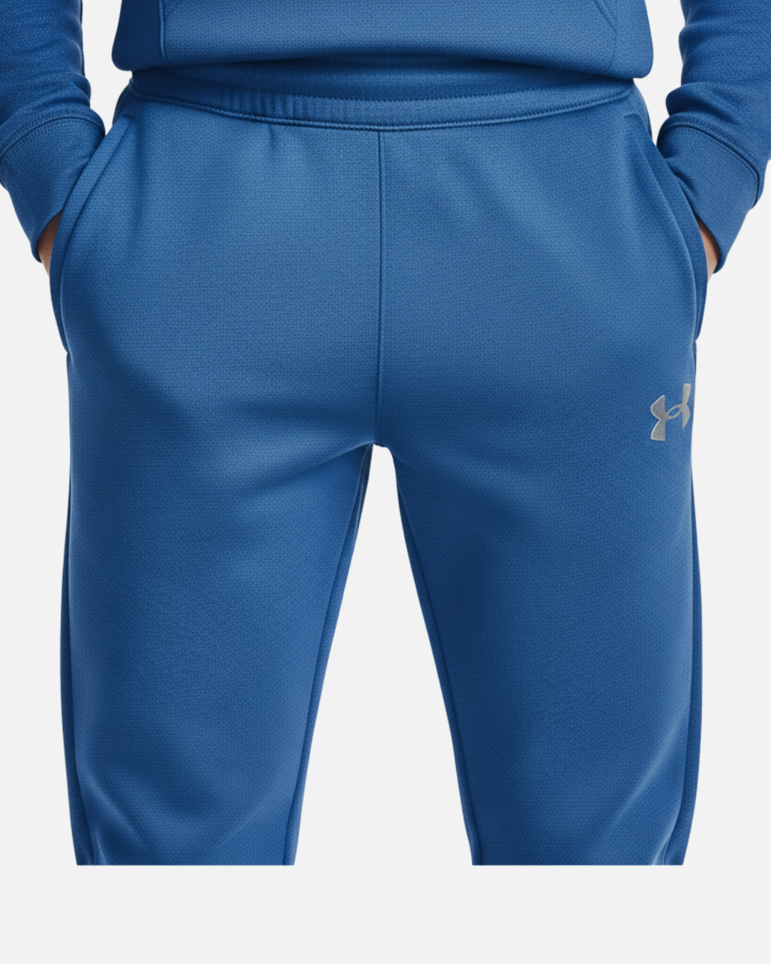 Pantalon de survetement Under Armour RIVAL FLEECE Junior - Bleu