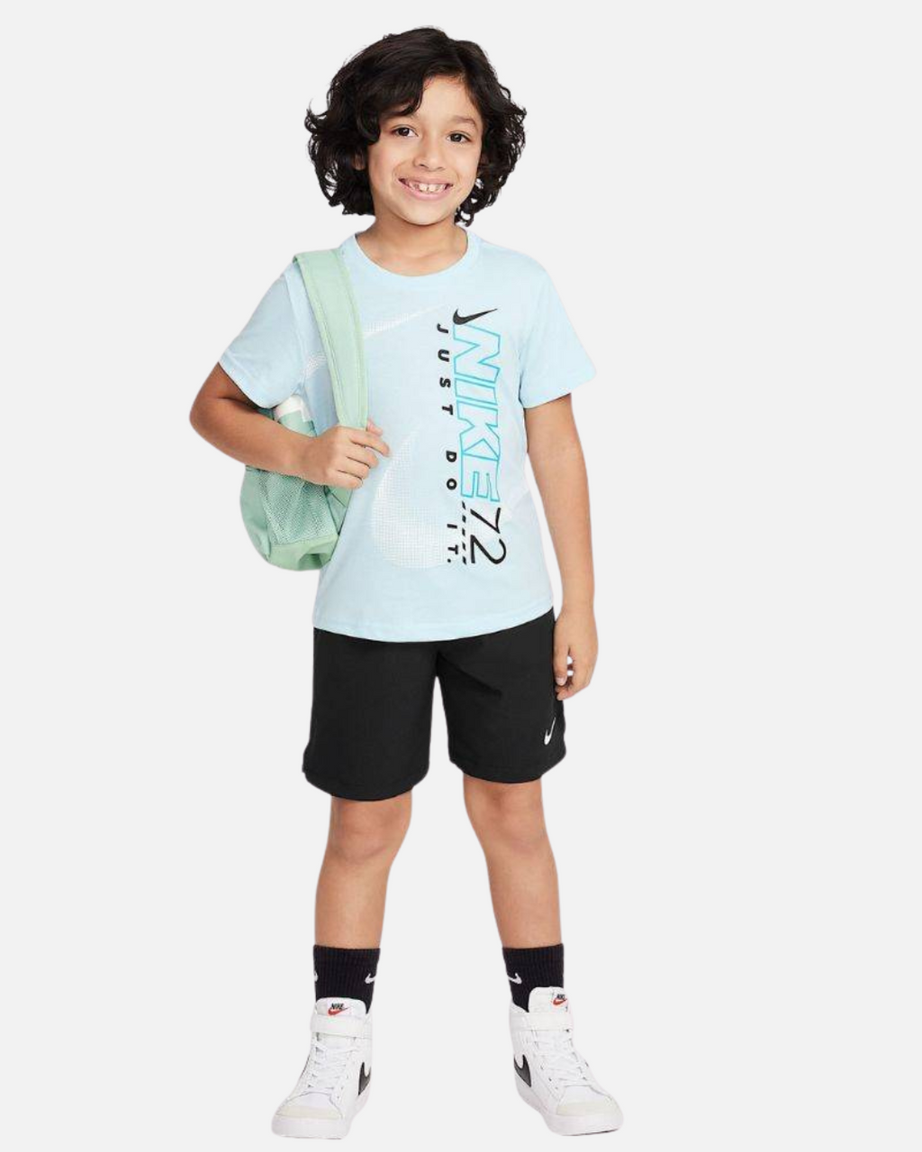 Ensemble T-shirt Short Nike Enfant - Bleu/Noir