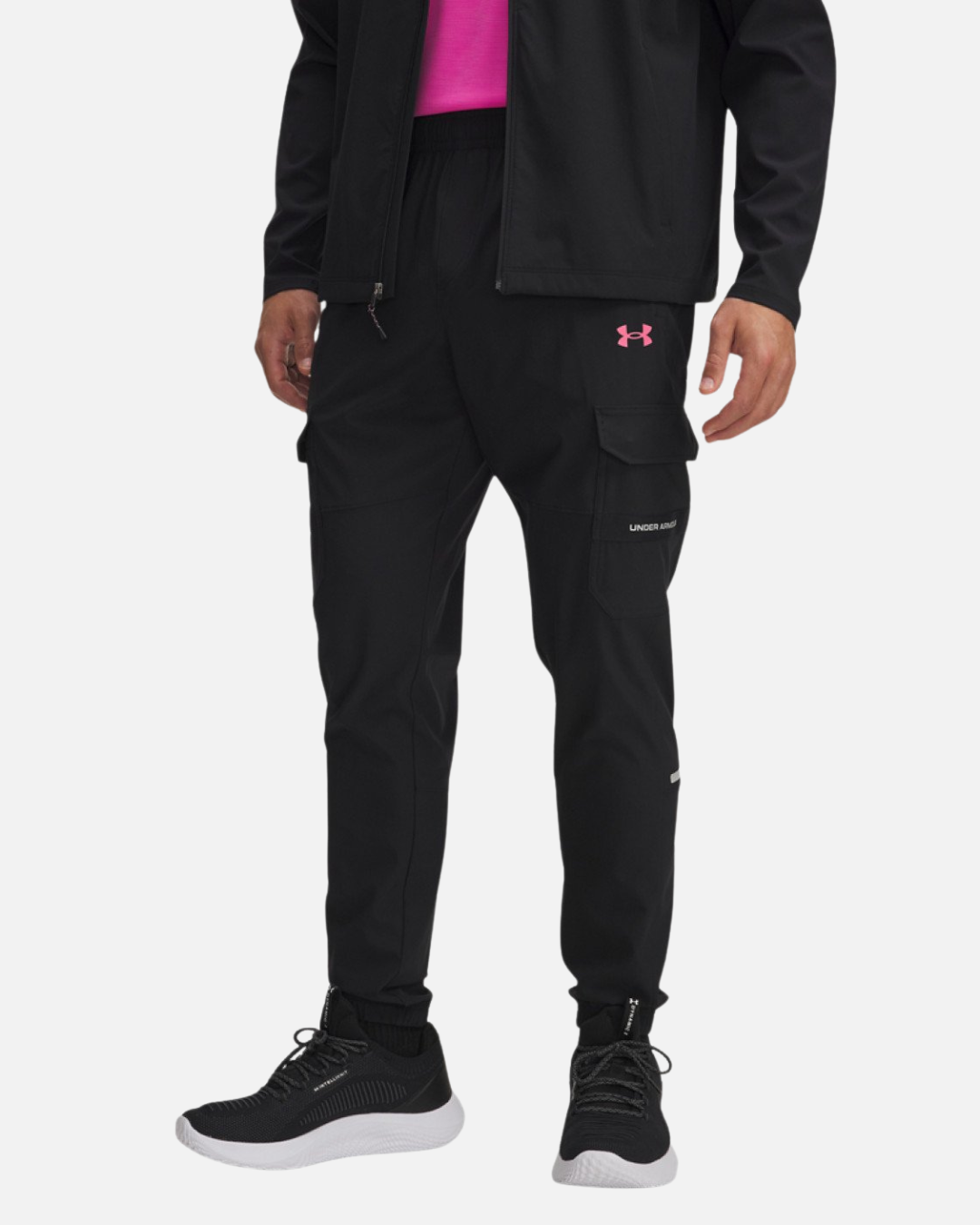 Pantalon Under Armour Tech Utility Woven - Noir/Rose