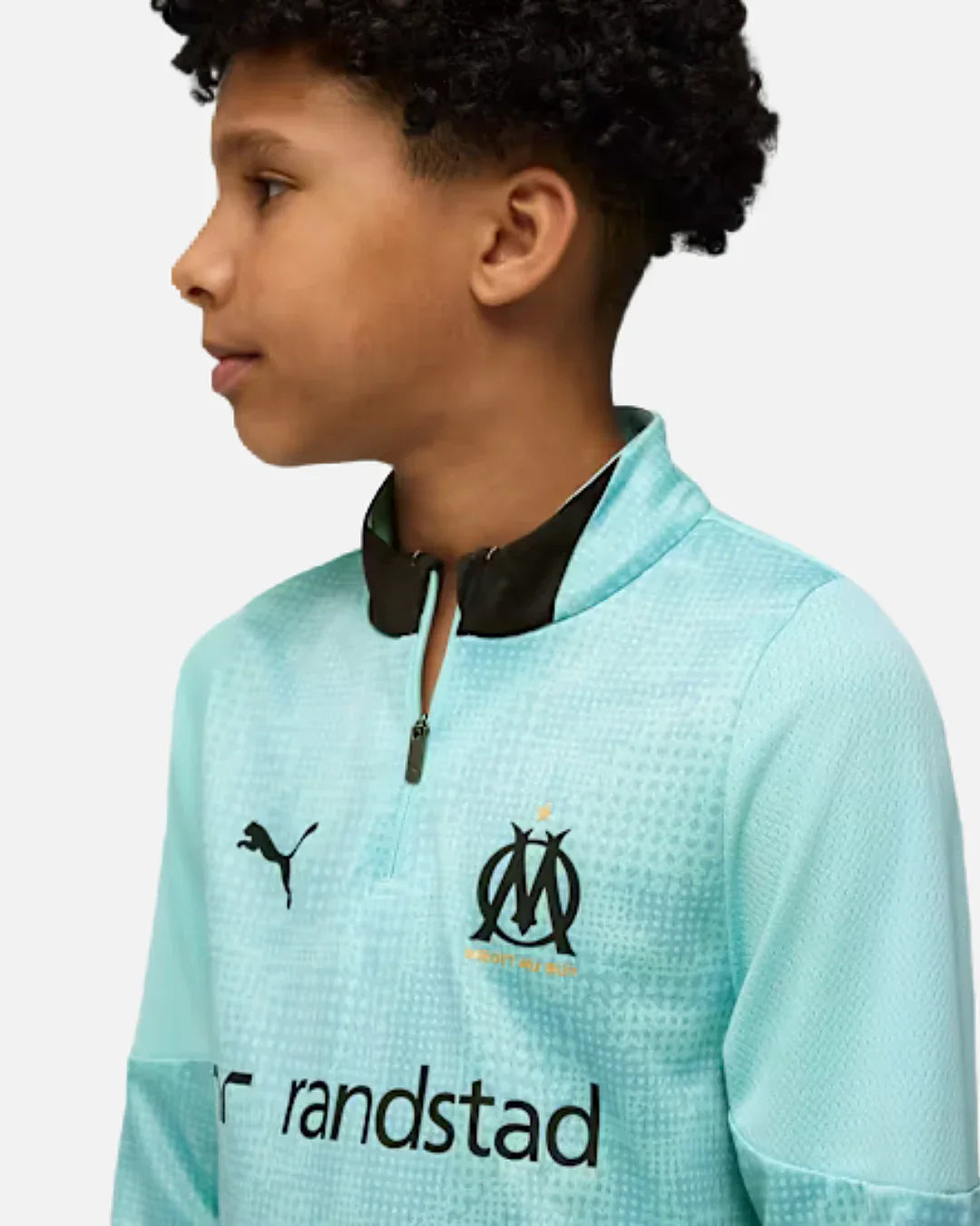 Haut d’entraînement OM 2025/2026 Junior - Bleu