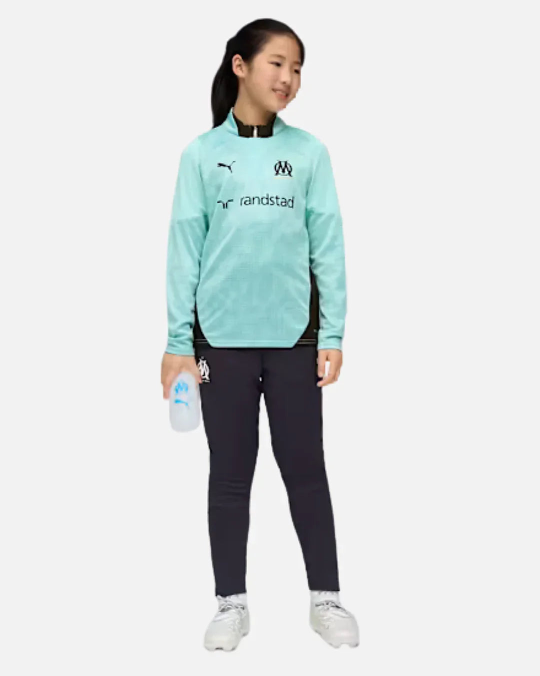 Haut d’entraînement OM 2025/2026 Junior - Bleu