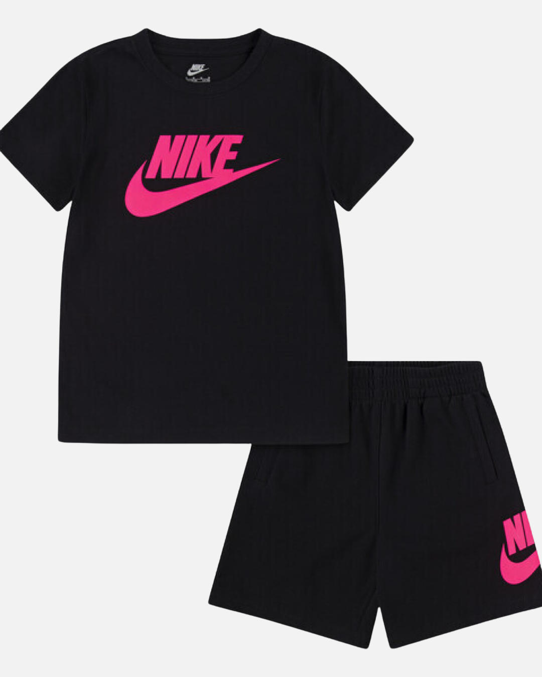Ensemble T-shirt Short Nike Enfant - Noir/Rose