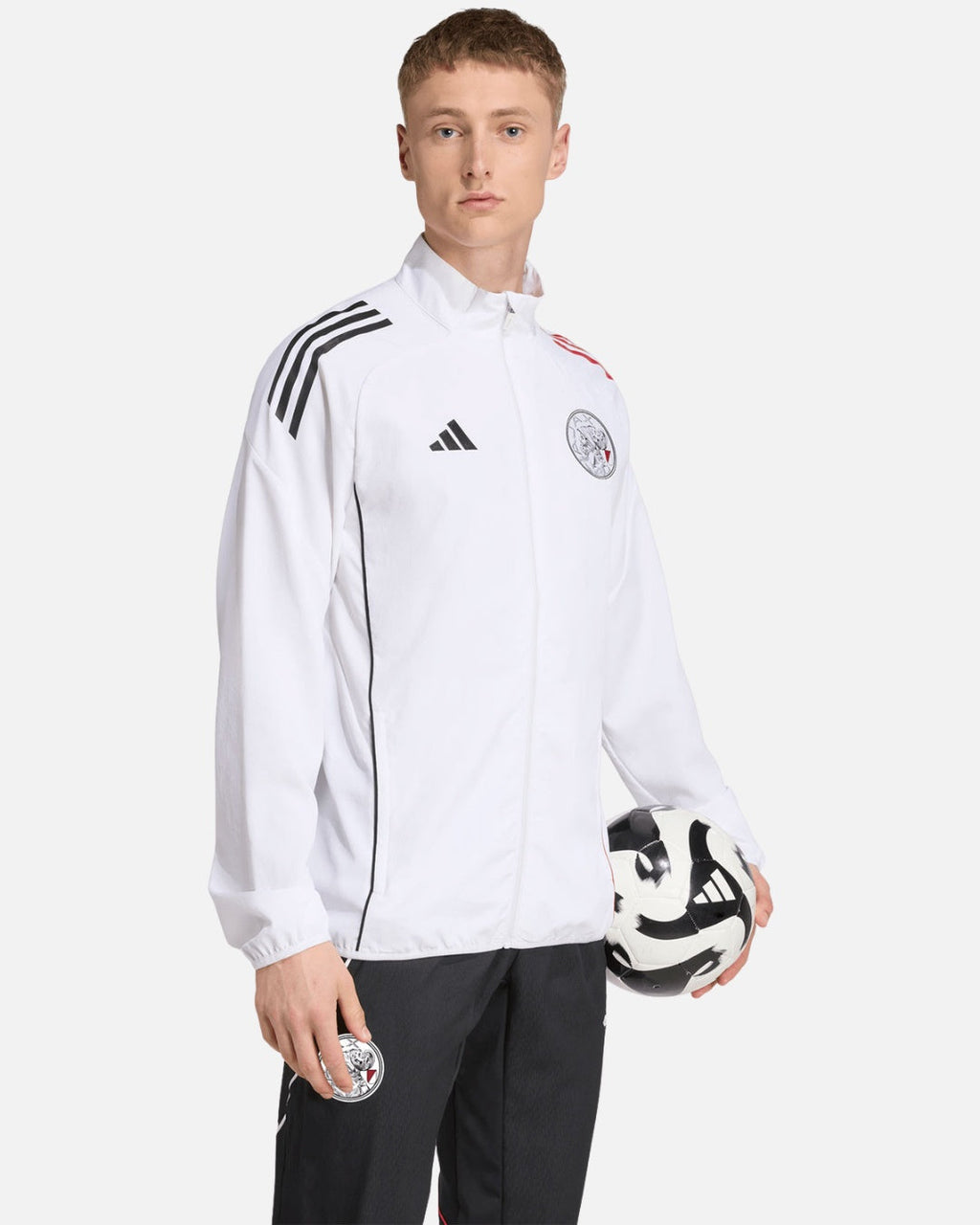 Veste de Survêtement Ajax Amsterdam 2025/2026 - Blanc