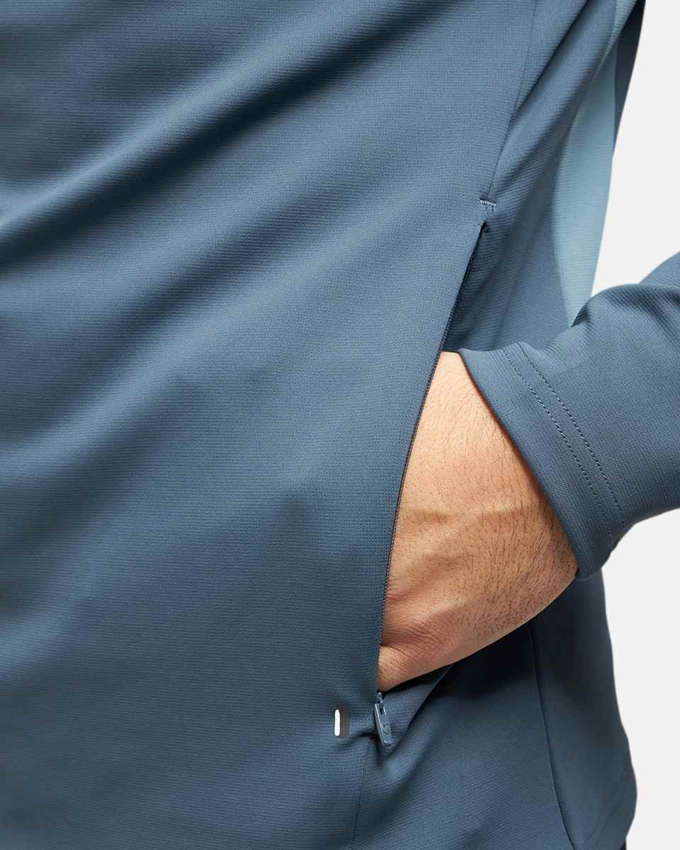 Haut 1/2 Zip FK Rocks II Cagoule Intégrée - Bleu