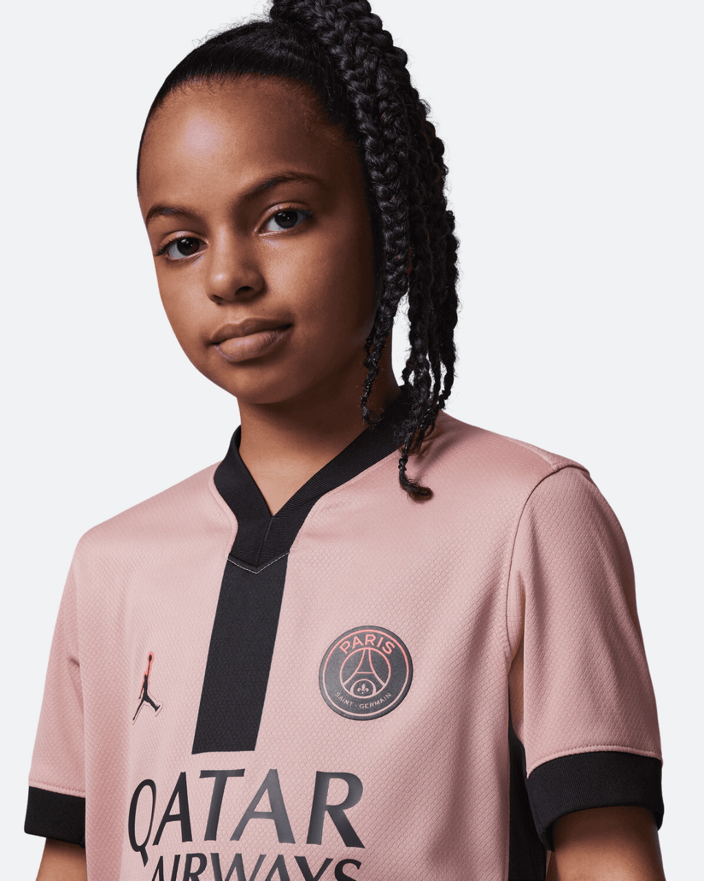 Maillot PSG Third Junior 2024/2025 - Rose/Noir