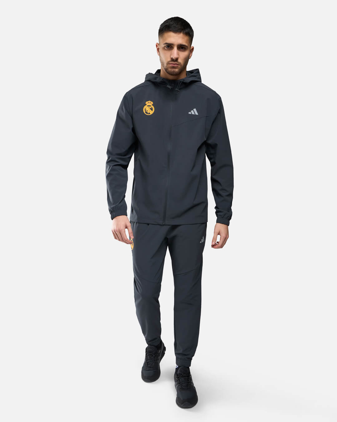 Veste de survêtement Real Madrid 2025 - Gris Anthracite