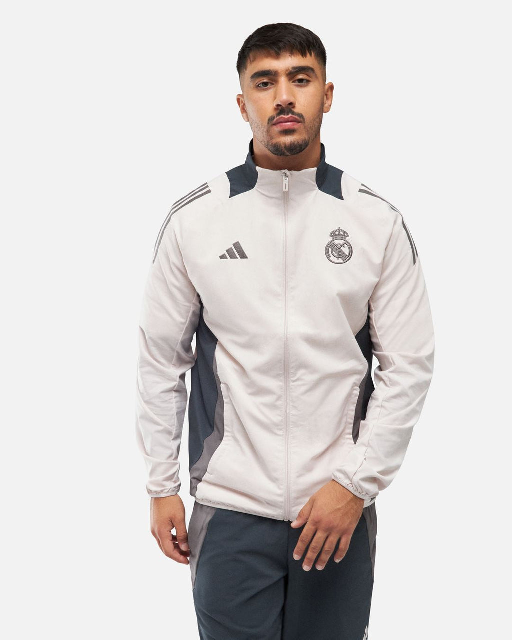 Veste de survêtement Real Madrid 2024/2025 - Beige