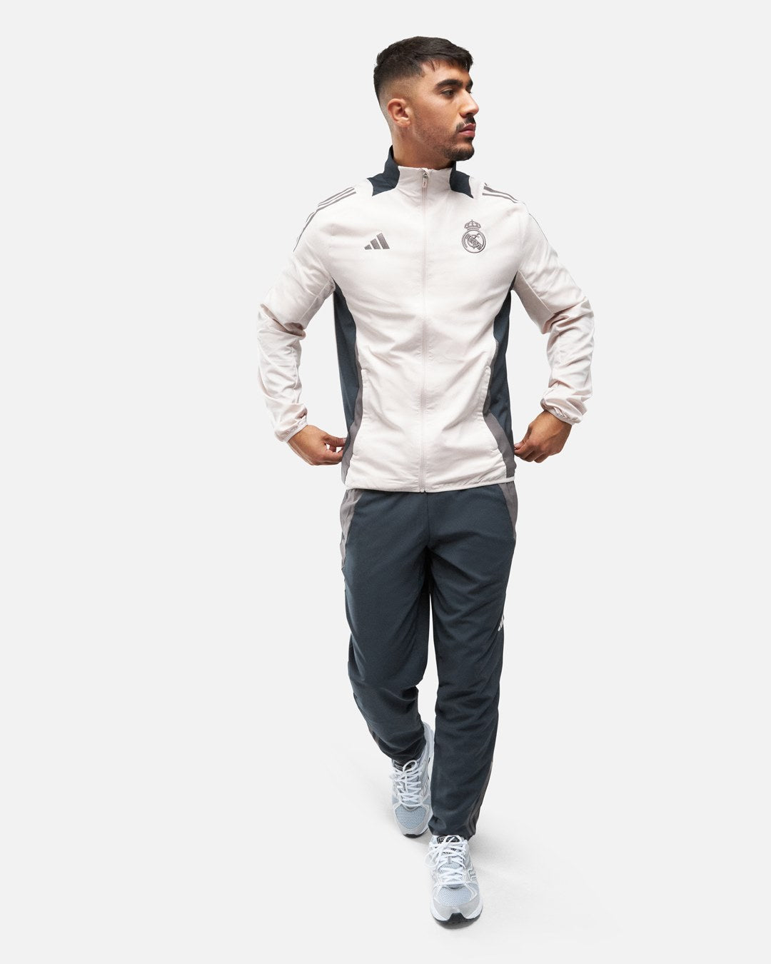 Veste de survêtement Real Madrid 2024/2025 - Beige