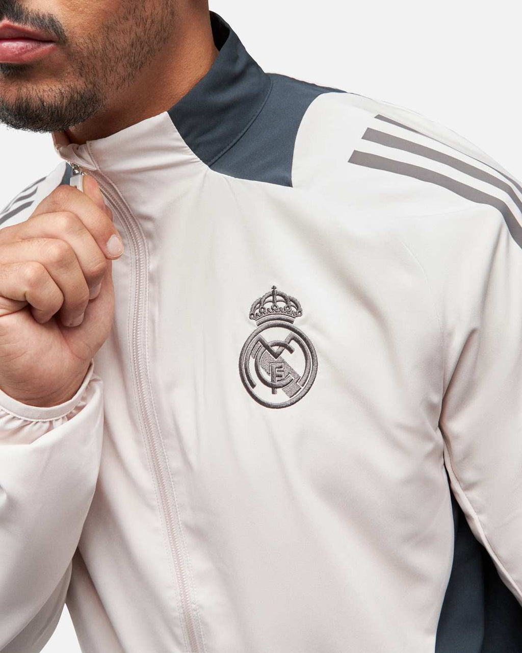 Veste de survêtement Real Madrid 2024/2025 - Beige