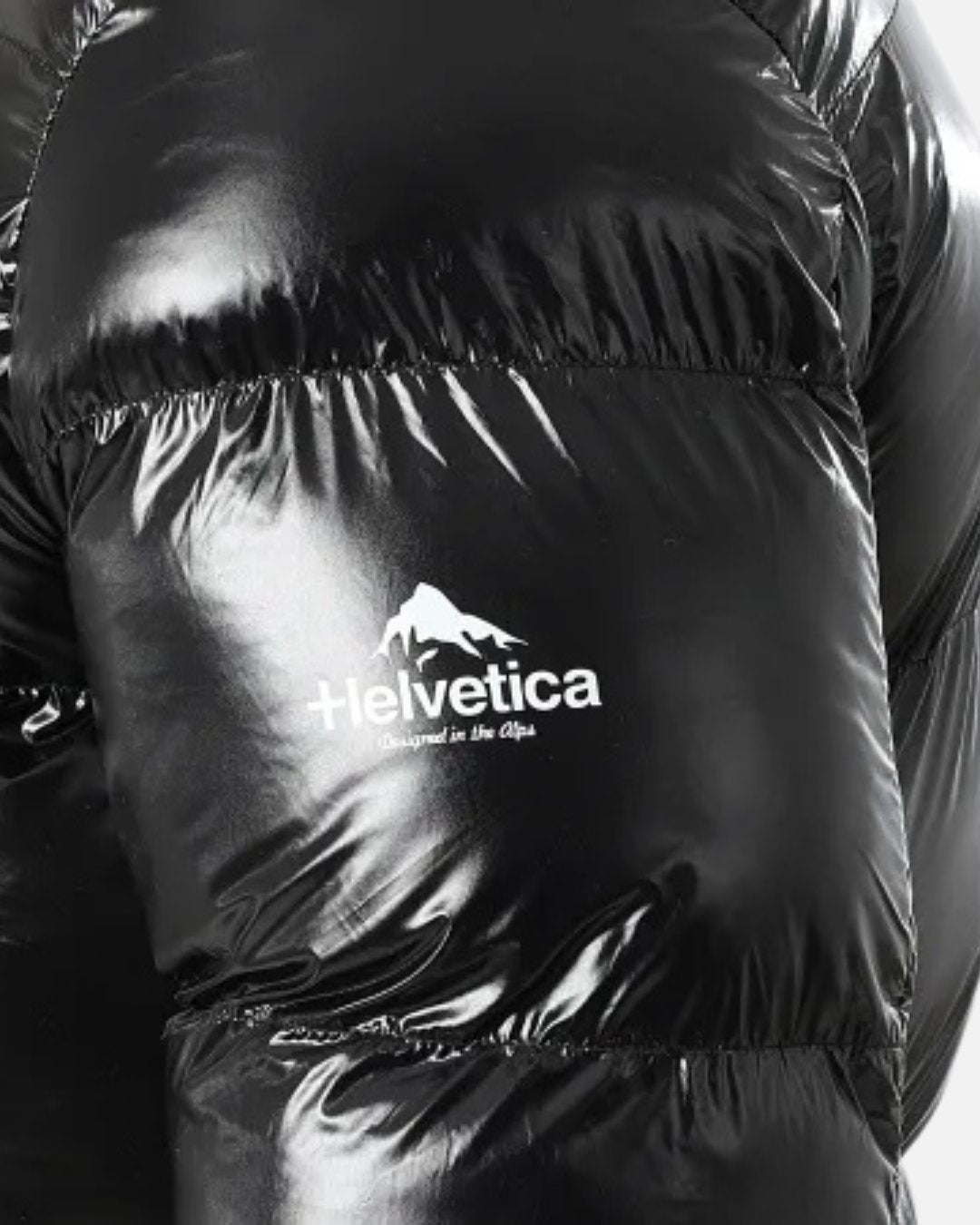 Doudoune avec Cagoule Intégrée Helvetica Cosmos - Noir