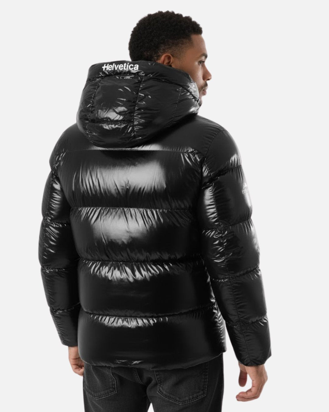 Doudoune avec Cagoule Intégrée Helvetica Cosmos - Noir