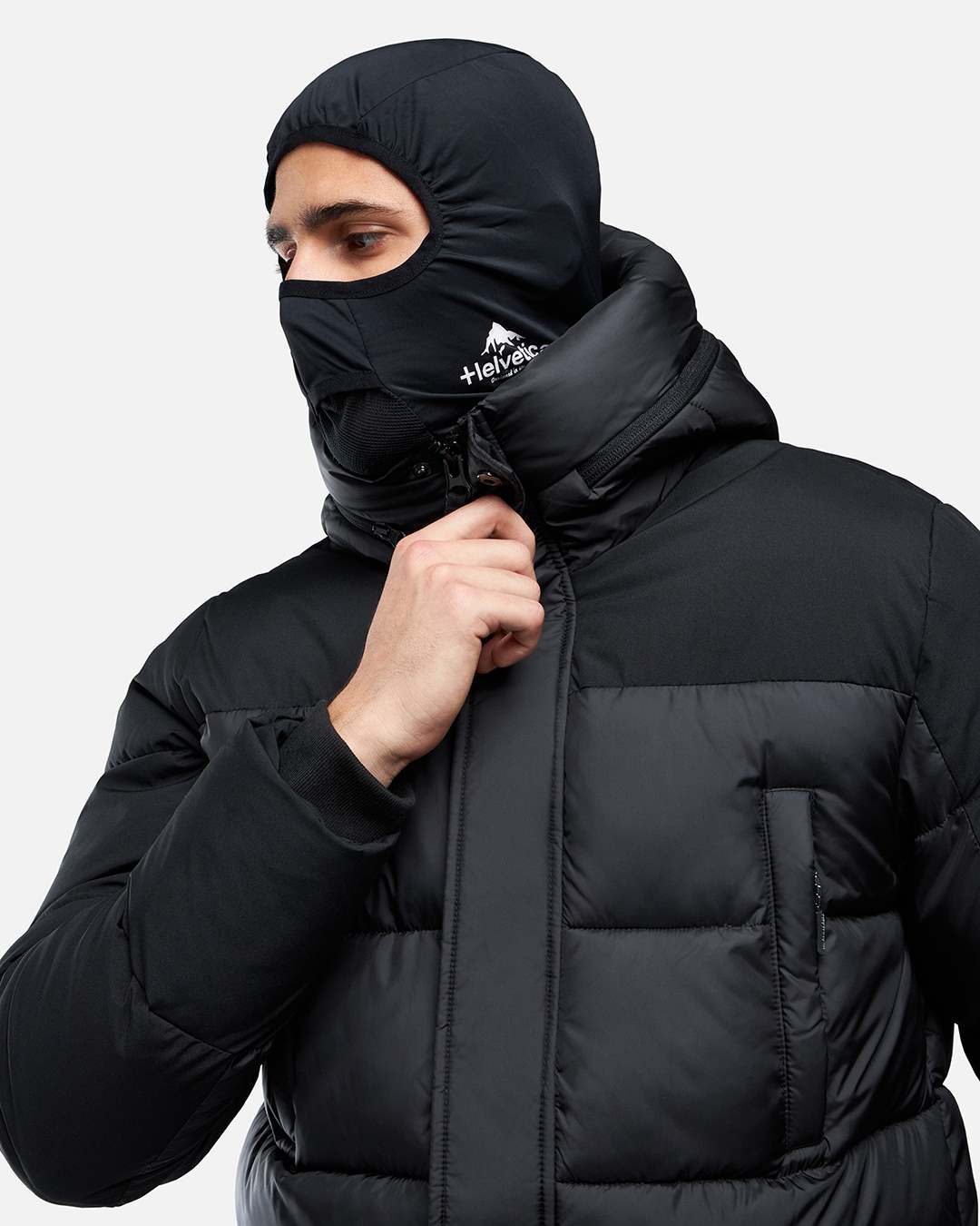 Doudoune Helvetica Ricky 2 cagoule intégrée - Noir