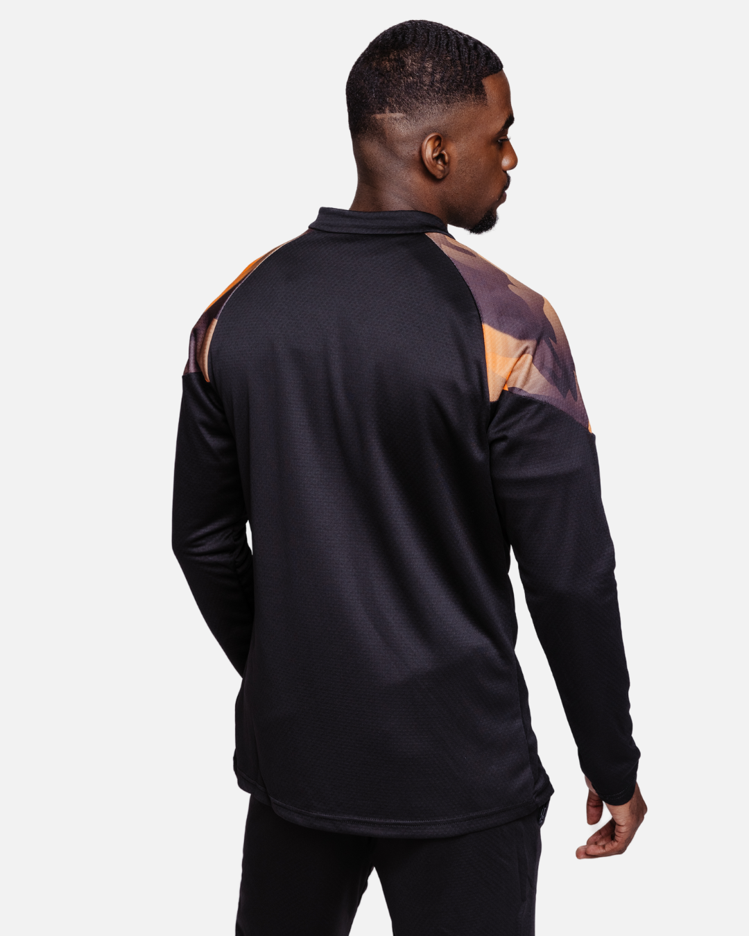 Haut d'entrainement OM - Noir/Orange