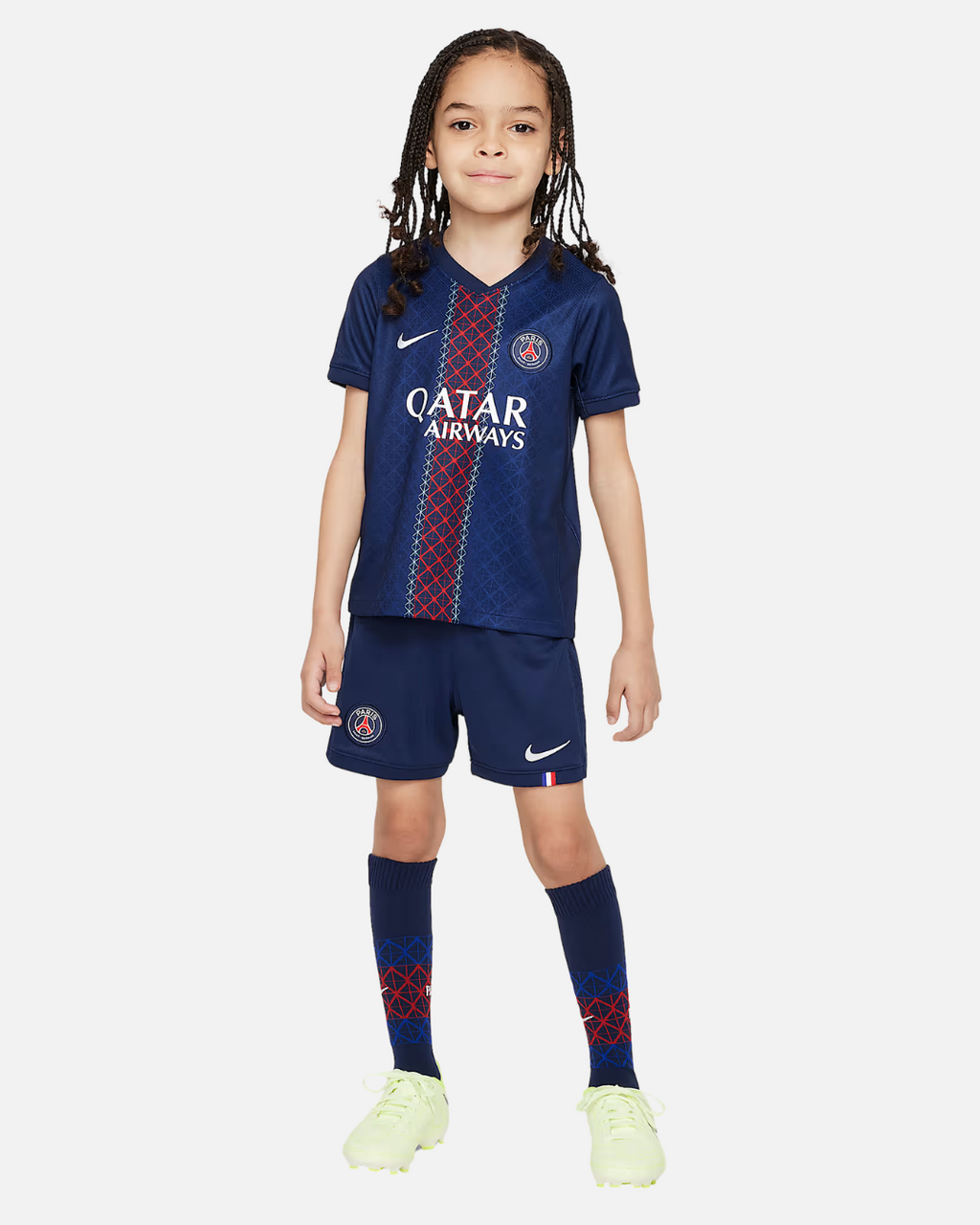 Kit PSG Domicile Junior 2025/2026 - Bleu
