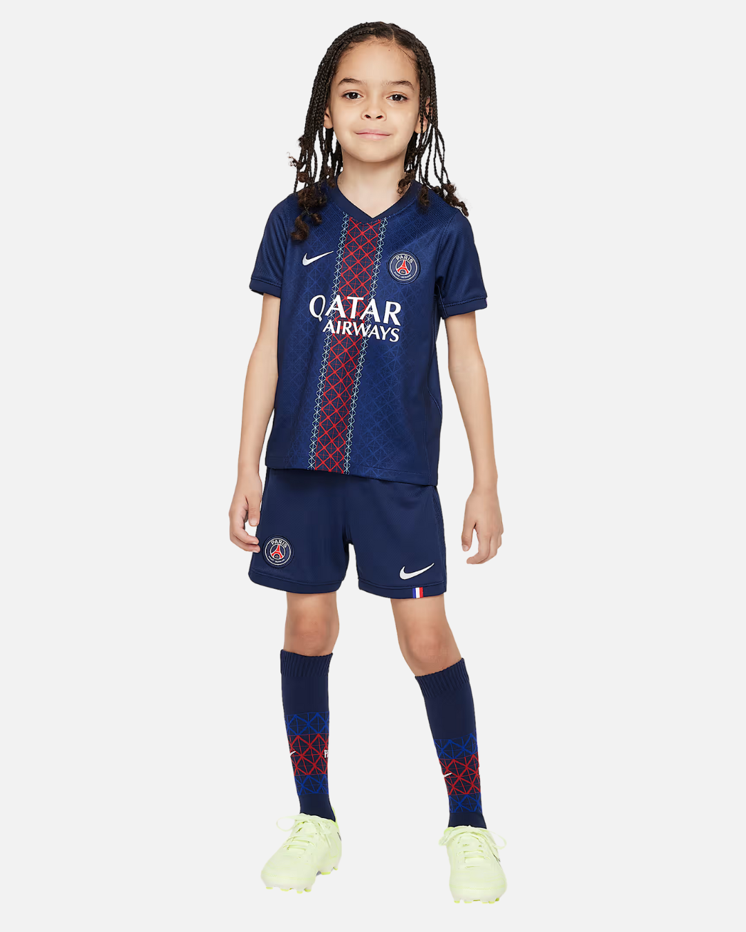Kit PSG Domicile Junior 2025/2026 - Bleu