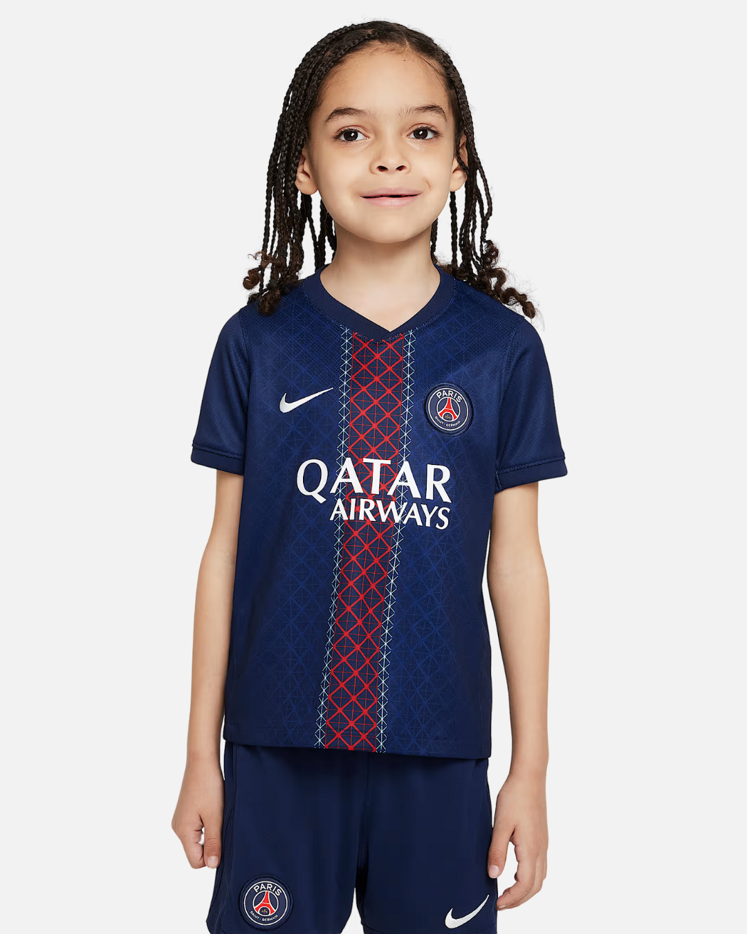 Kit PSG Domicile Junior 2025/2026 - Bleu