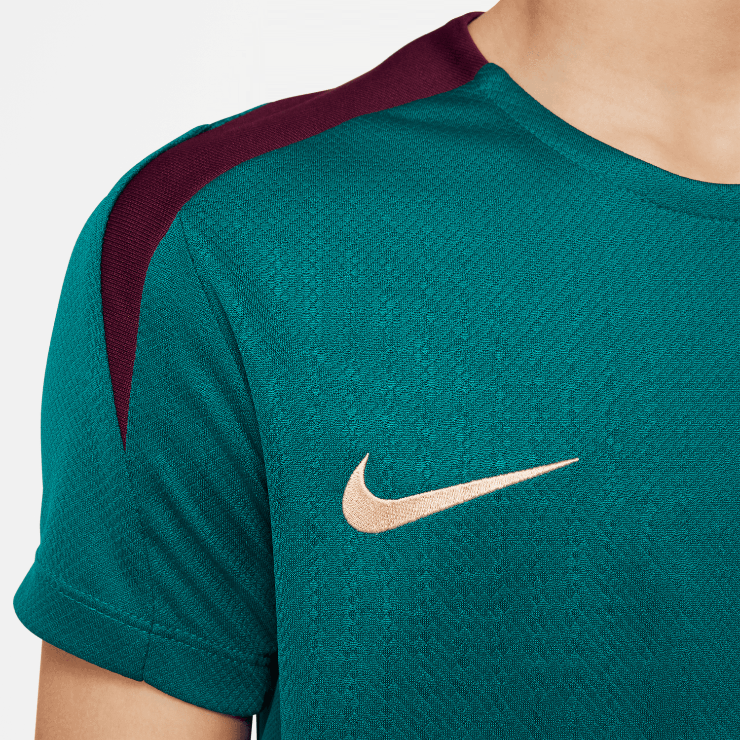 Maillot d'entrainement PSG Junior - Vert/Bordeaux