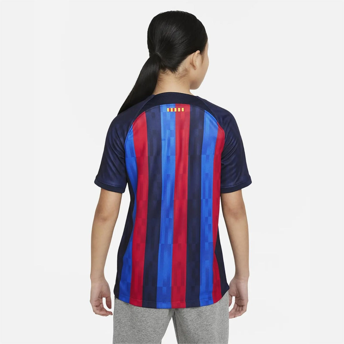 Maillot Domicile FC Barcelone Junior  - Bleu/Rouge