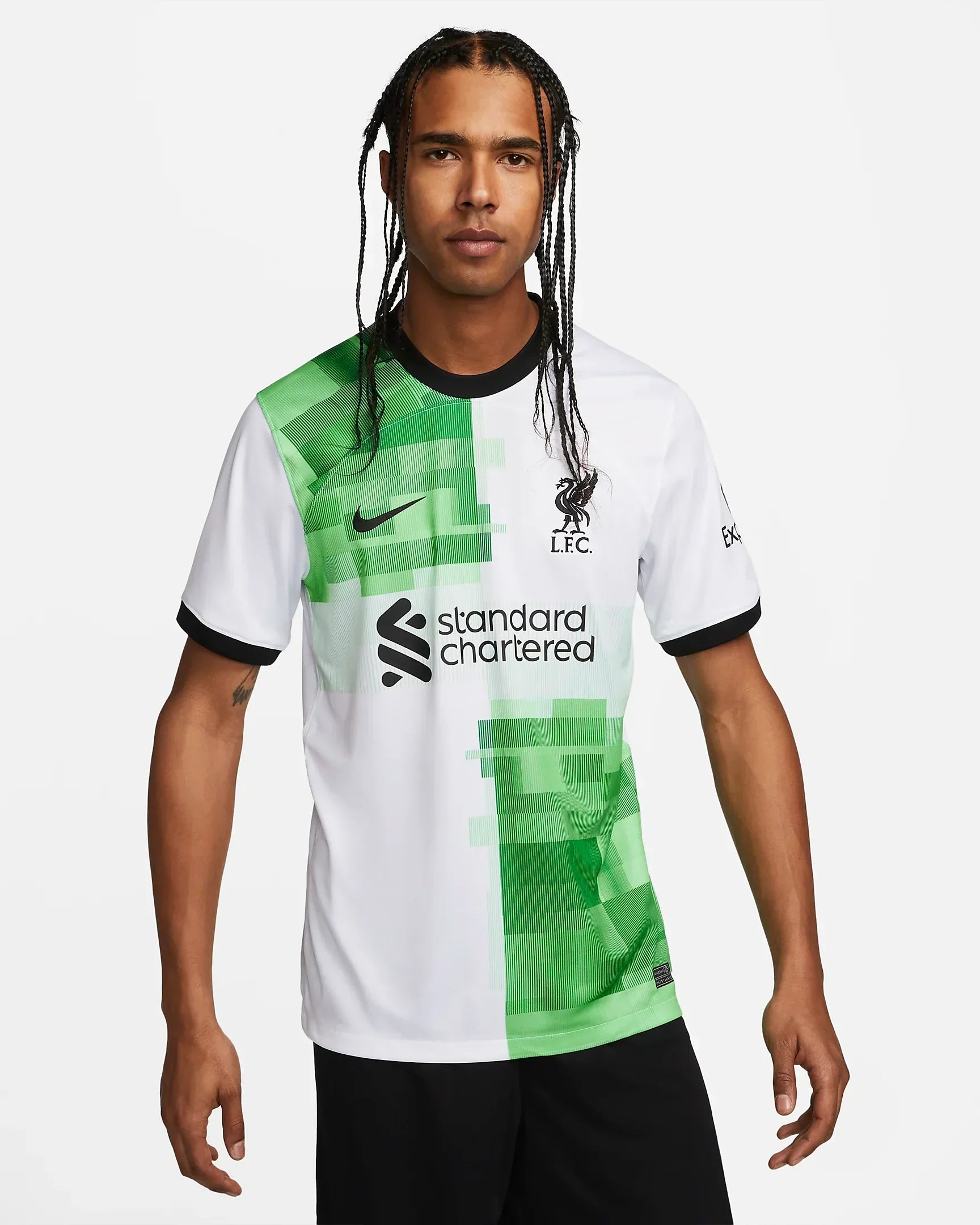 Maillot Extérieur Liverpool  - Blanc/Vert/Noir