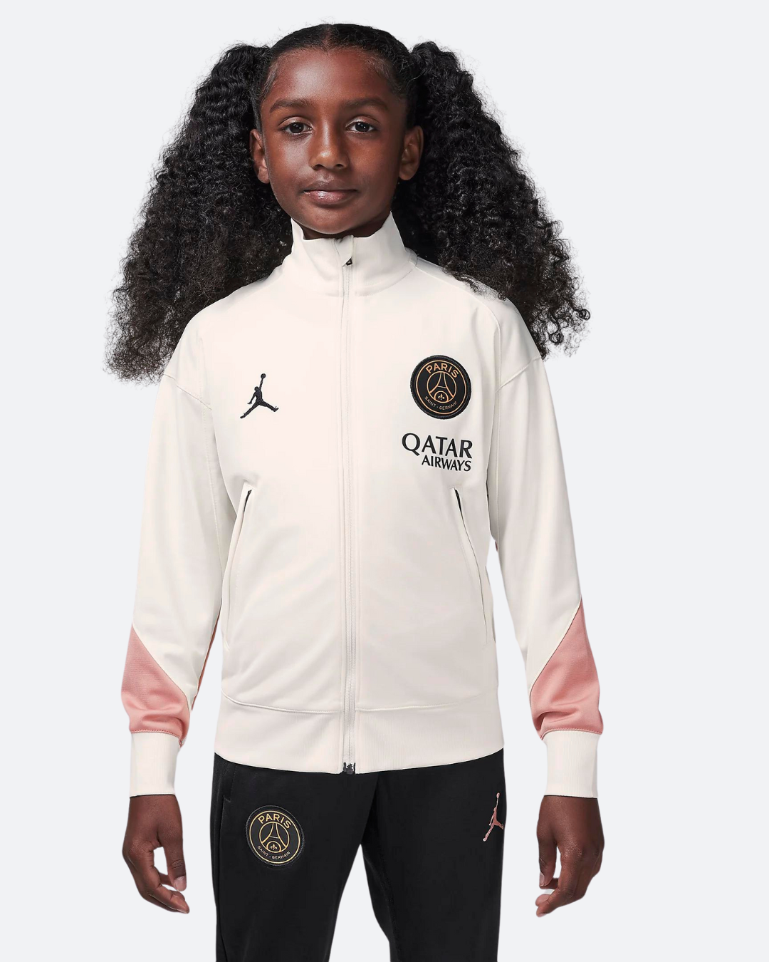 Survêtement PSG Junior 2024/2025 - Blanc/Noir
