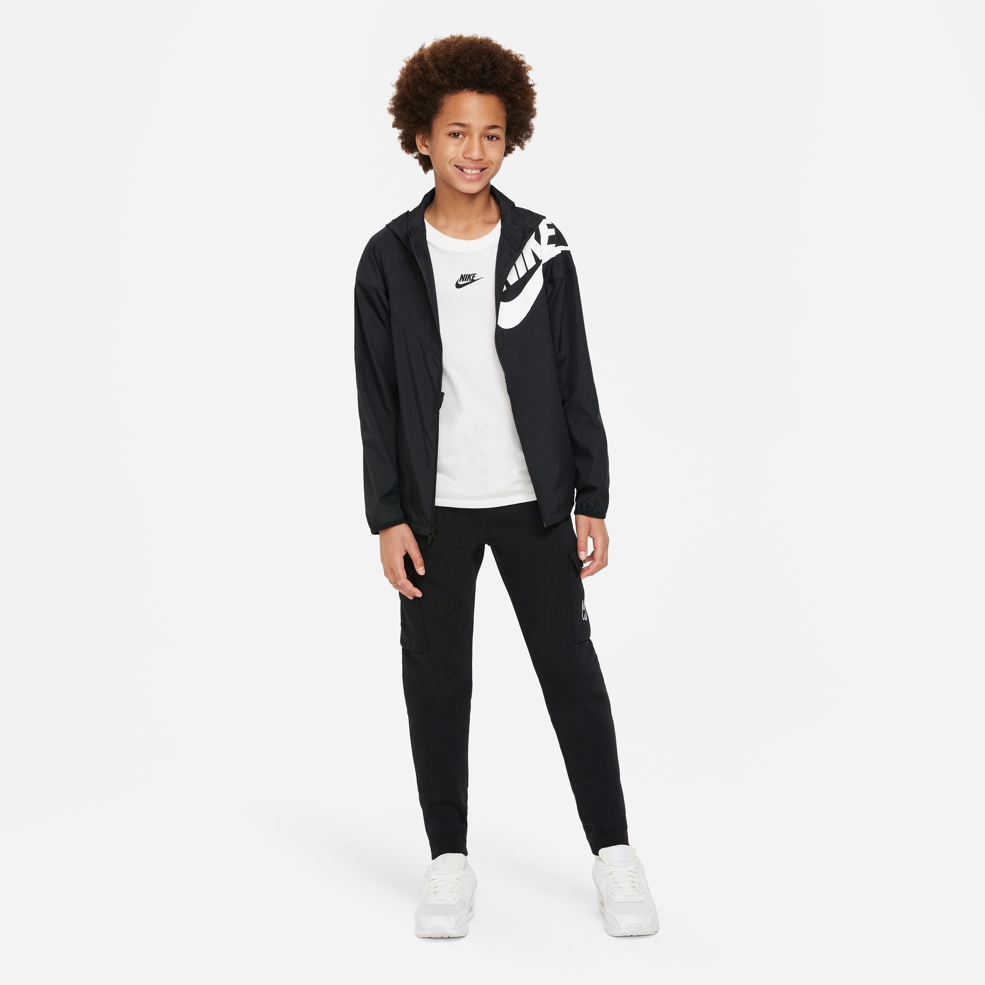 Pantalon Cargo Nike Sportswear Junior - Noir/Blanc