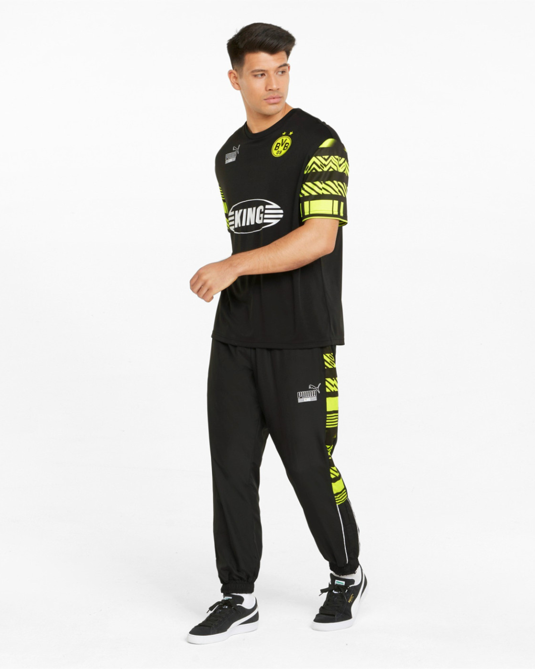 Pantalon de Survêtement Dortmund - Noir/Jaune