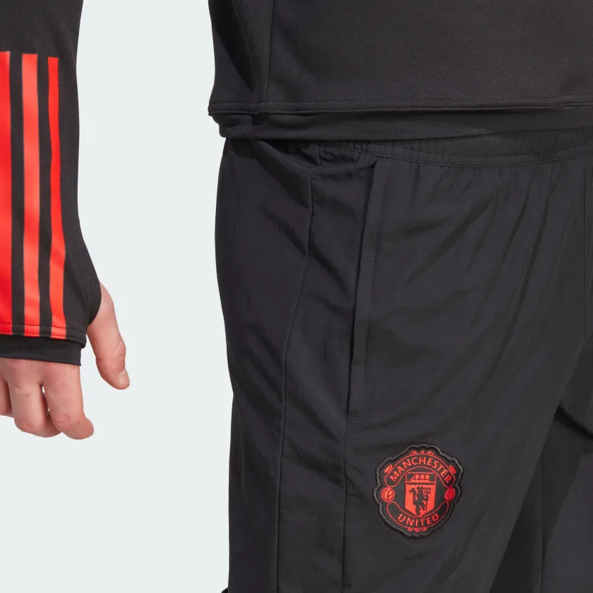 Pantalon de survêtement Manchester United - Noir/Rouge