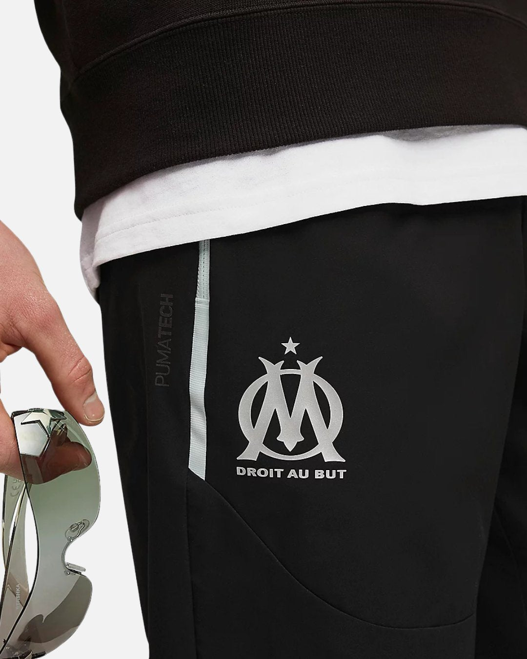 Pantalon de survêtement Olympique de Marseille 2025/2026 - Noir