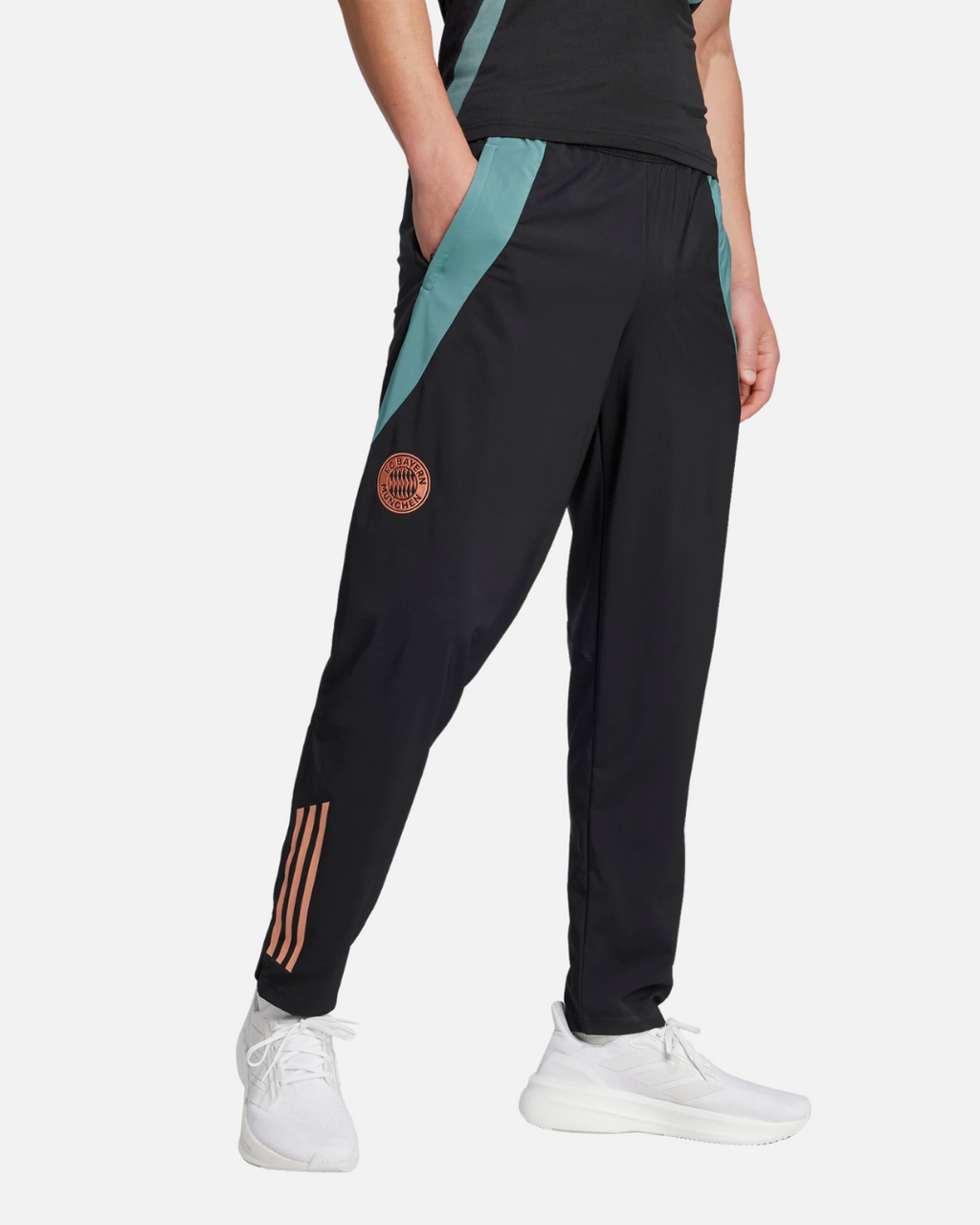 Pantalon d'entrainement Bayern - Noir/Bleu/Rose