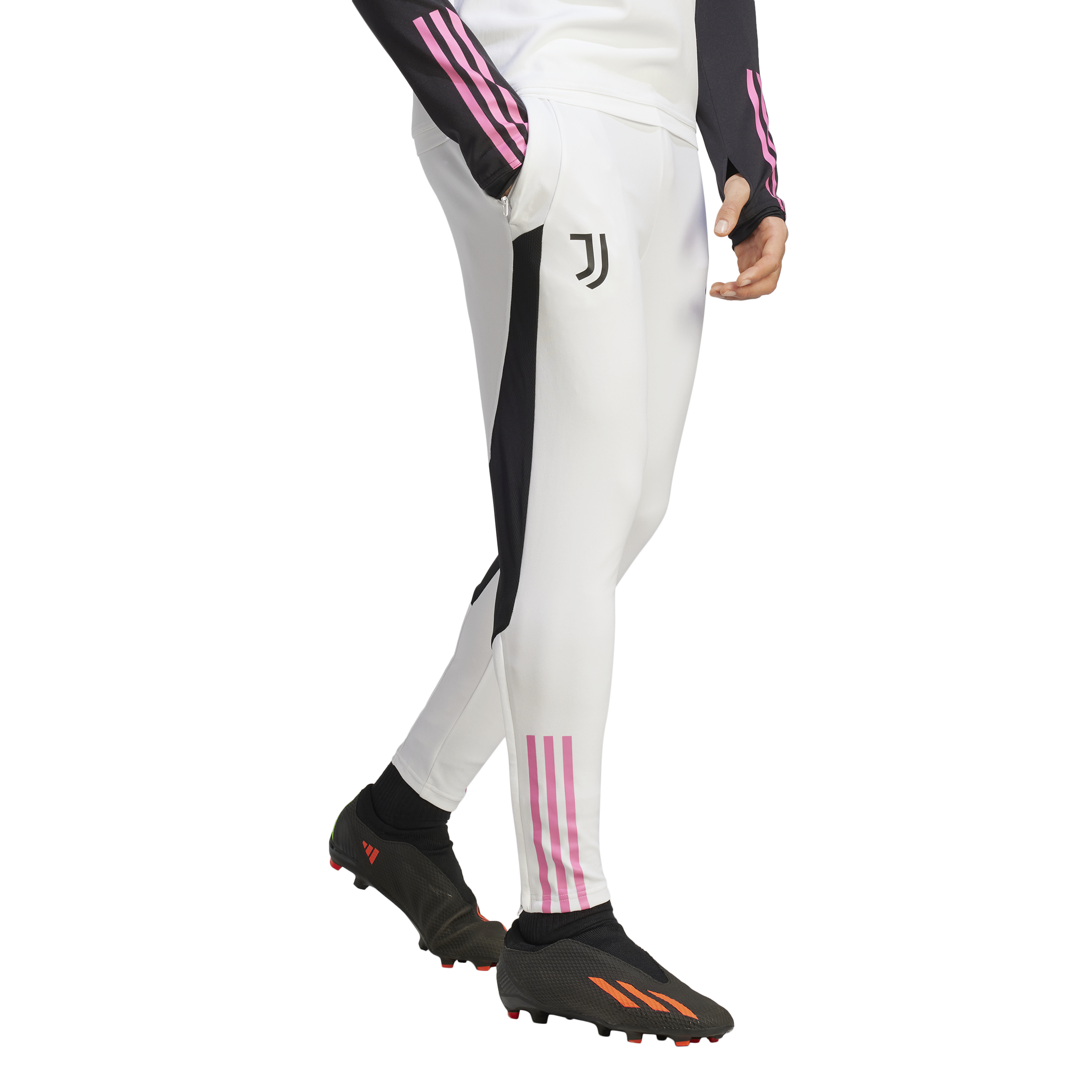 Pantalon d'entrainement Juventus  - Blanc/Noir/Rose
