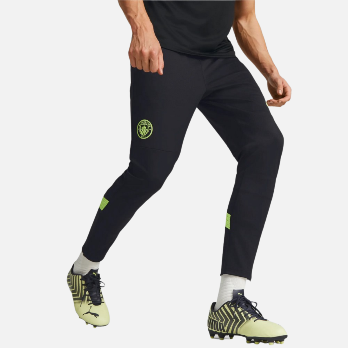 Pantalon d'entrainement Manchester City - Noir/Jaune