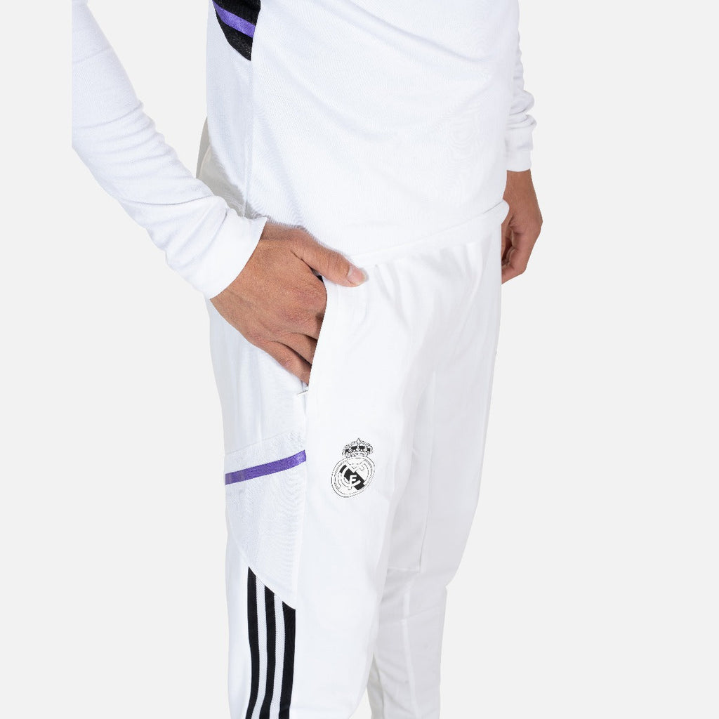 Pantalon d'entrainement Real Madrid Condivo - Blanc/Violet