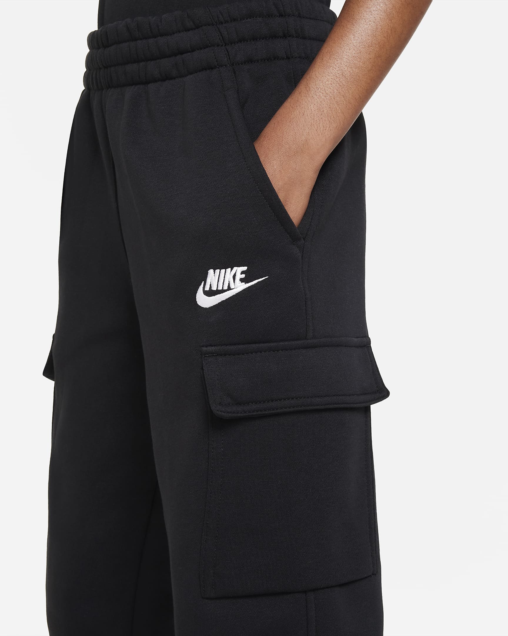 Pantalon Nike Club Fleece Junior - Noir