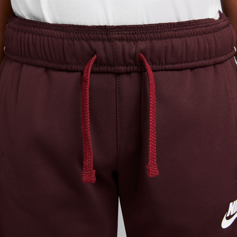 Pantalon Nike Sportswear Junior Repeat - Bordeau/Blanc