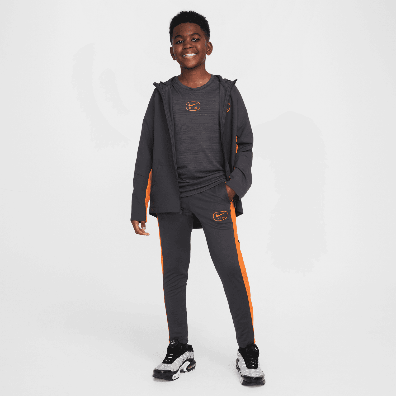 Pantalon Nike Running Swoosh Air Junior - Noir/Orange