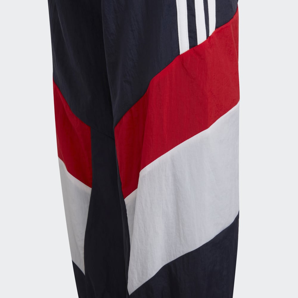 Pantalon de survêtement Adidas Colorblock Junior - Bleu/Blanc/Rouge