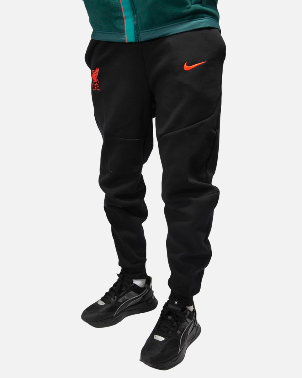 Pantalon de survêtement Liverpool Fleece - Noir/Rouge