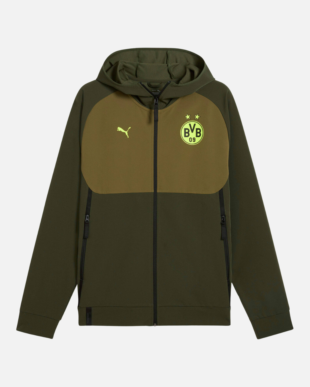 Veste de survêtement Dortmund Tech 2024/2025 - Kaki