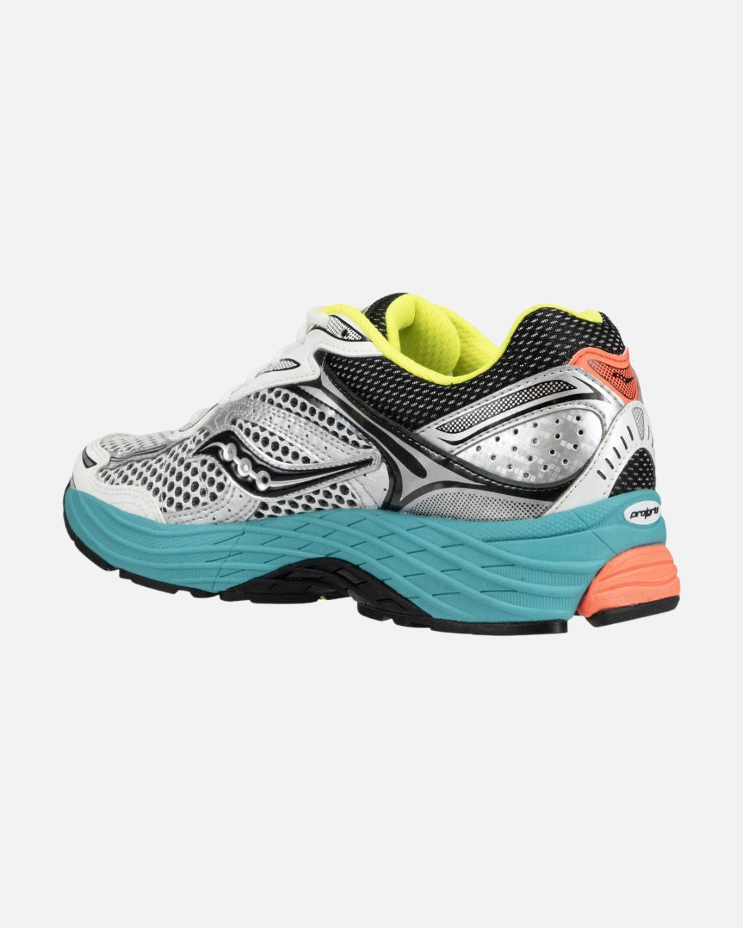 Saucony Progrid Omni 9 - Gris/Bleu/Jaune/Rouge