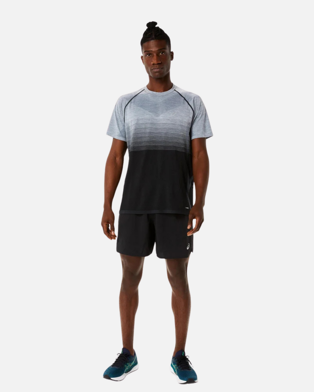 T-shirt Asics Seamless - Noir/Gris