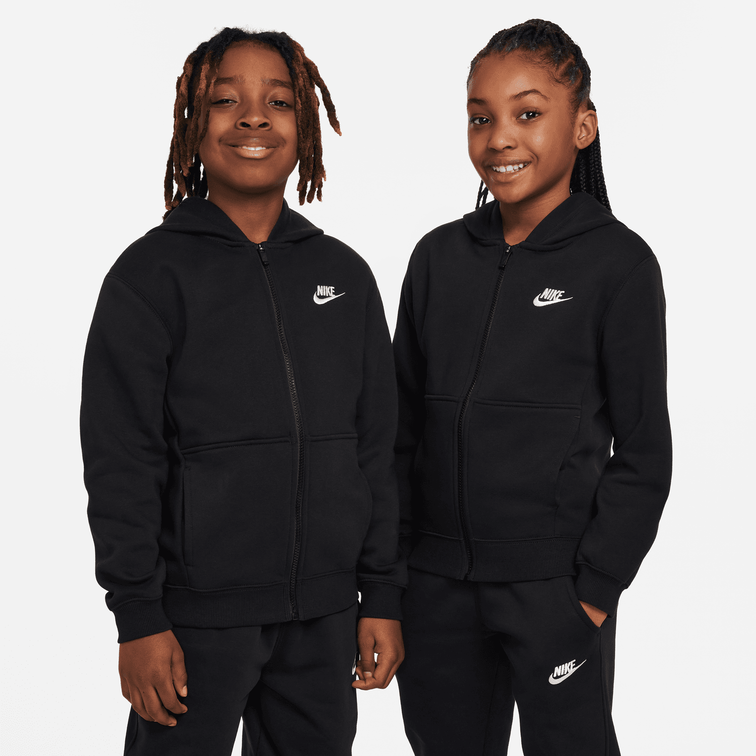 Survêtement Nike Club Fleece Junior - Noir