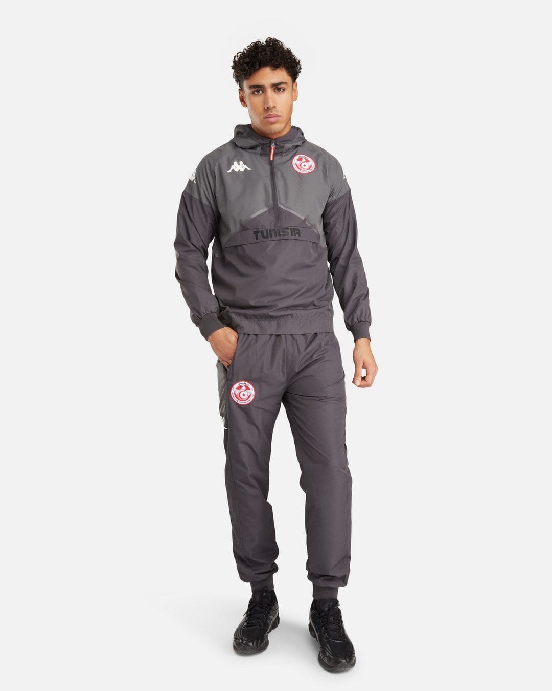 Survêtement Asteody Tunisie - Gris/Rouge