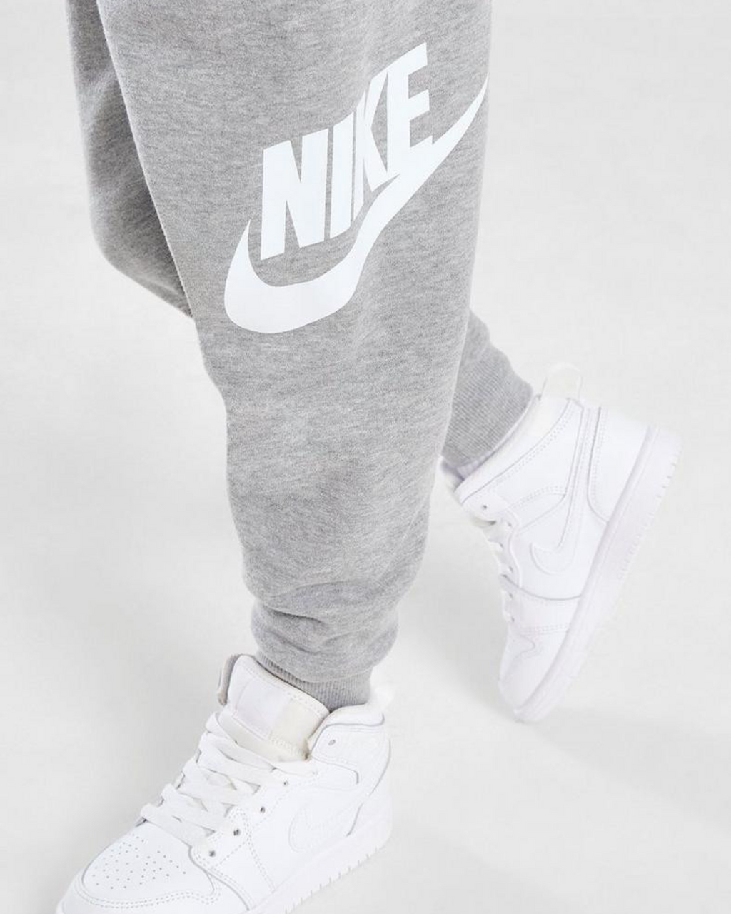 Survêtement Nike Club Fleece Enfant - Gris/Blanc