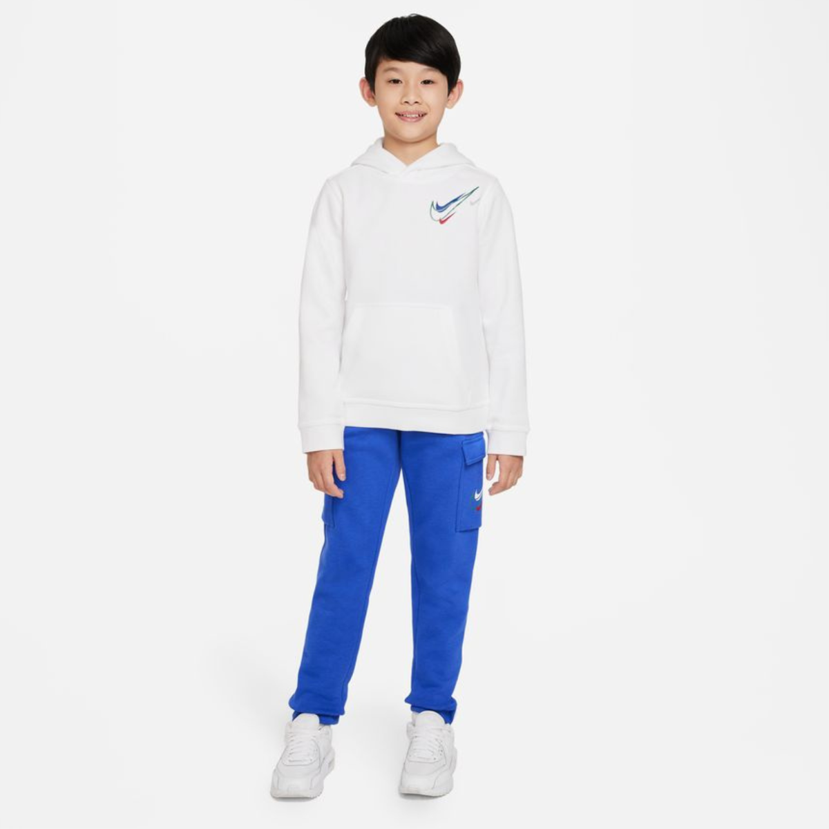 Sweat à Capuche Nike Tech Fleece Junior - Blanc