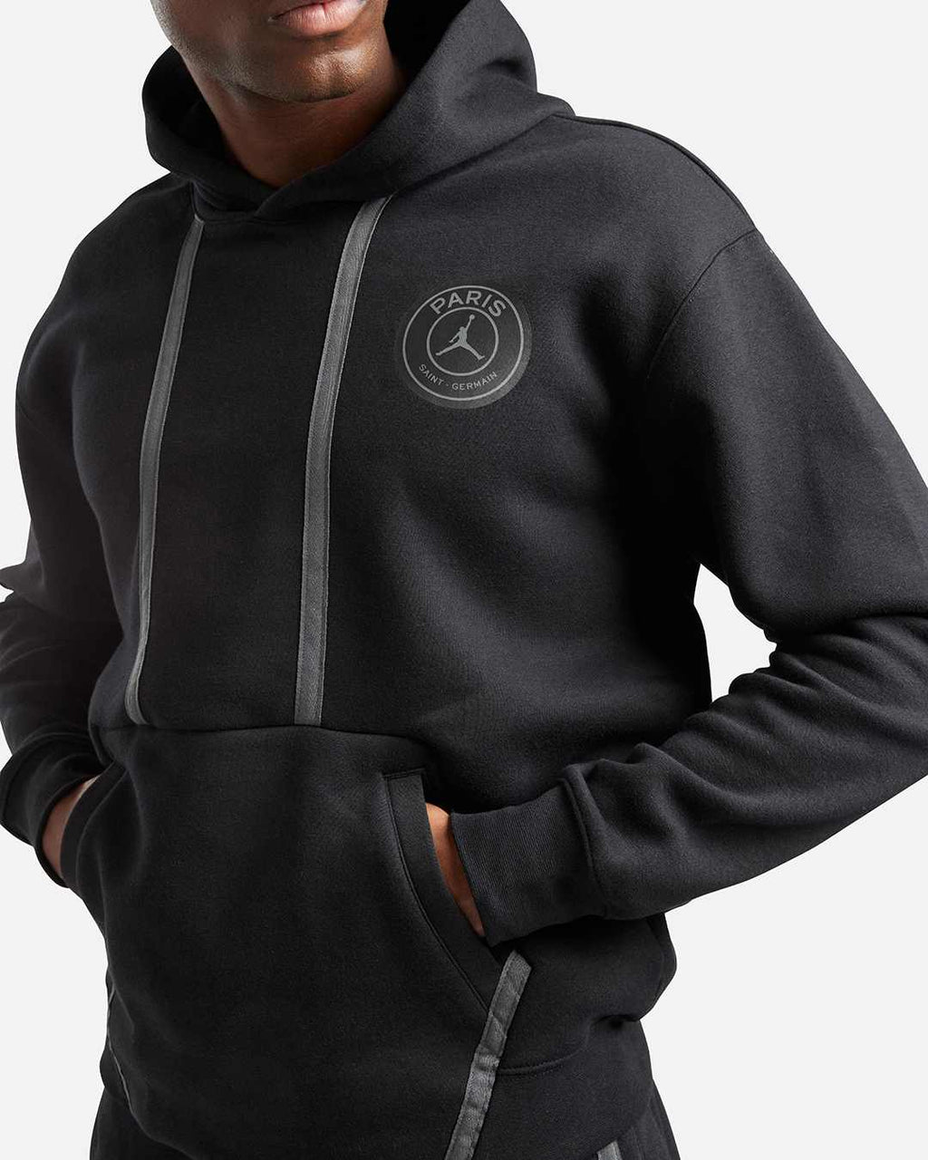 Sweat à capuche PSG Fleece  - Noir/Gris/Orange