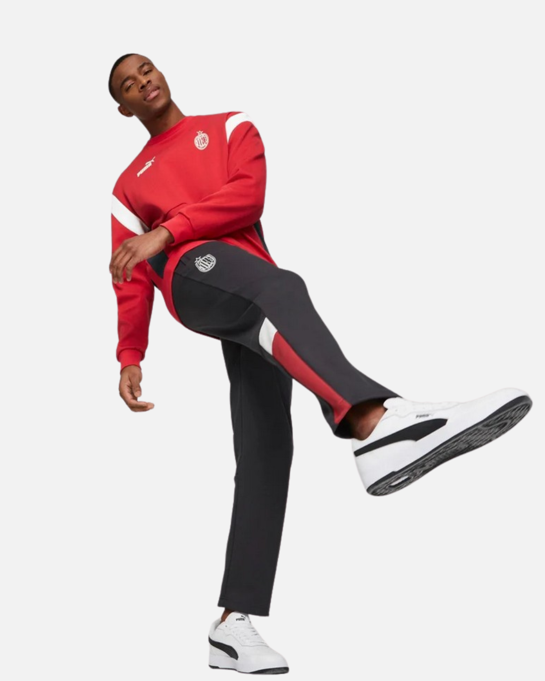 Sweat Milan AC Archive - Rouge/Blanc