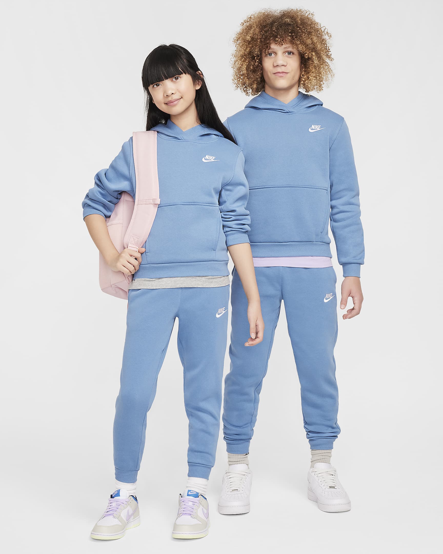Sweat Nike Fleece Junior - Bleu