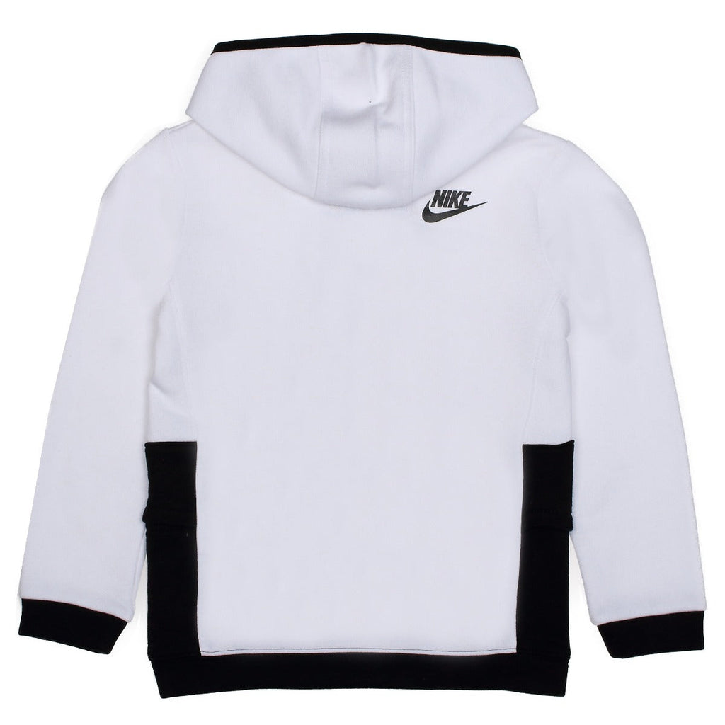 Sweat Nike Sportswear Ampliffy Enfant - Blanc/Noir