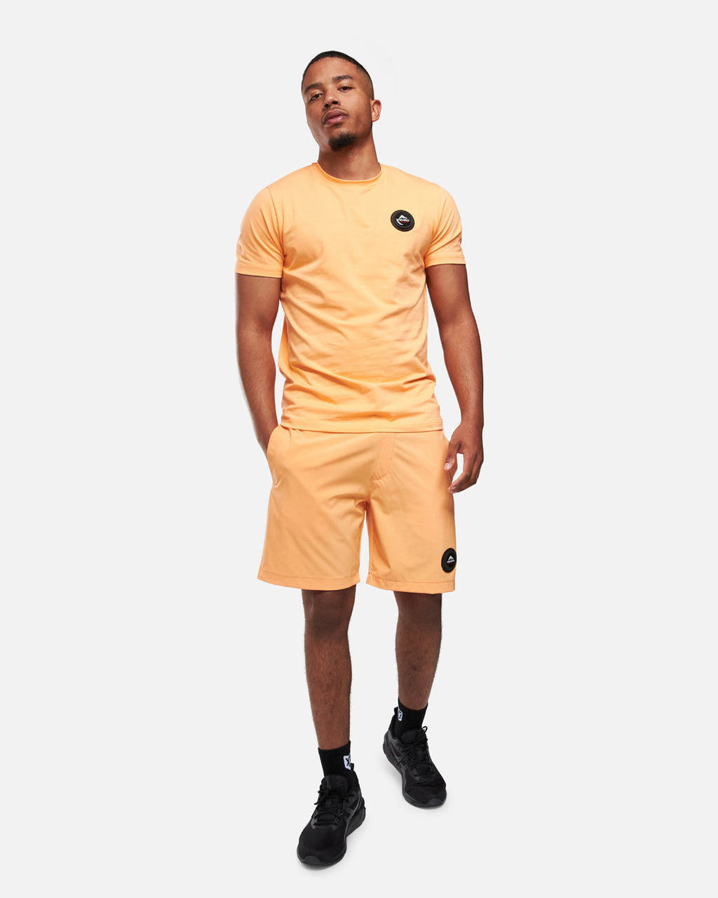 T-shirt Helvetica Ajaccio - Orange