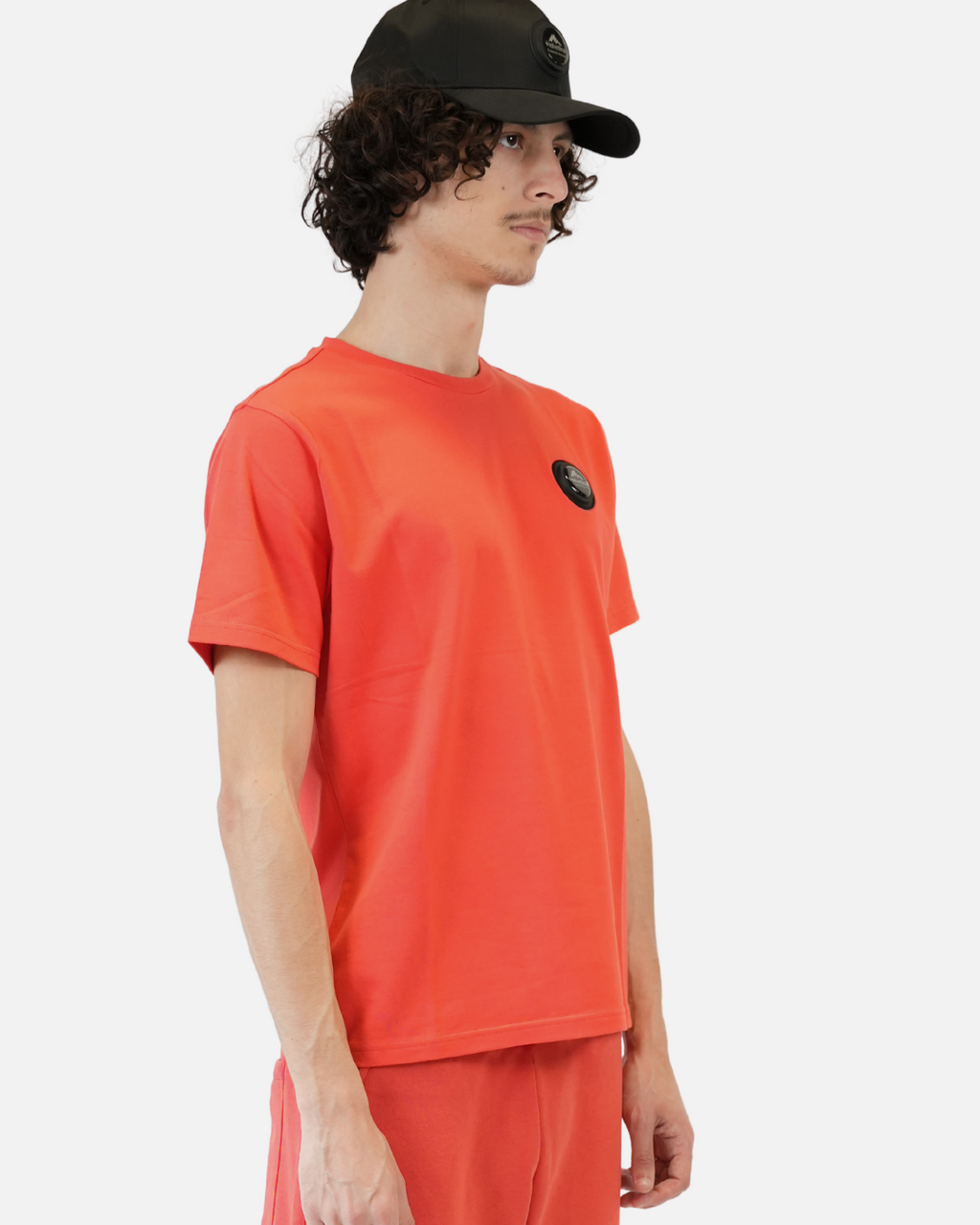 T-shirt Helvetica Ajaccio - Rouge